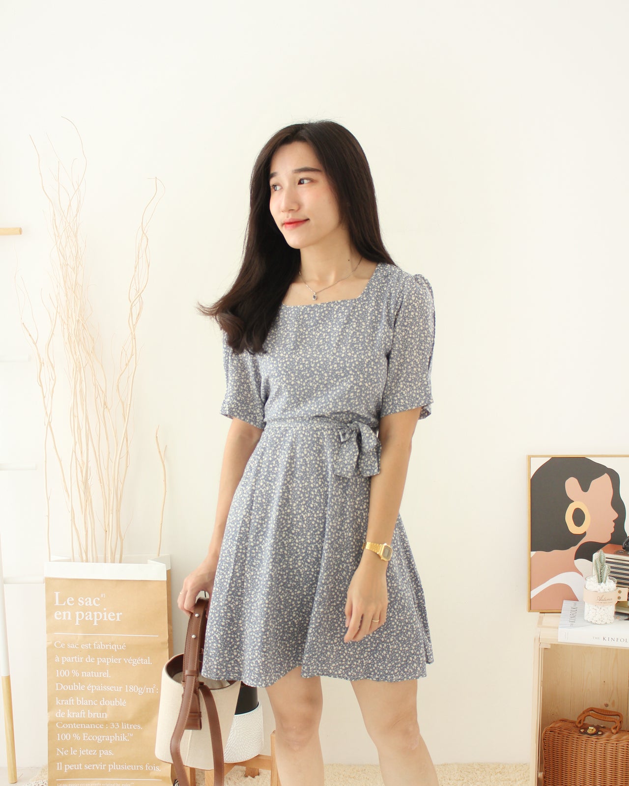 Korean online frock design