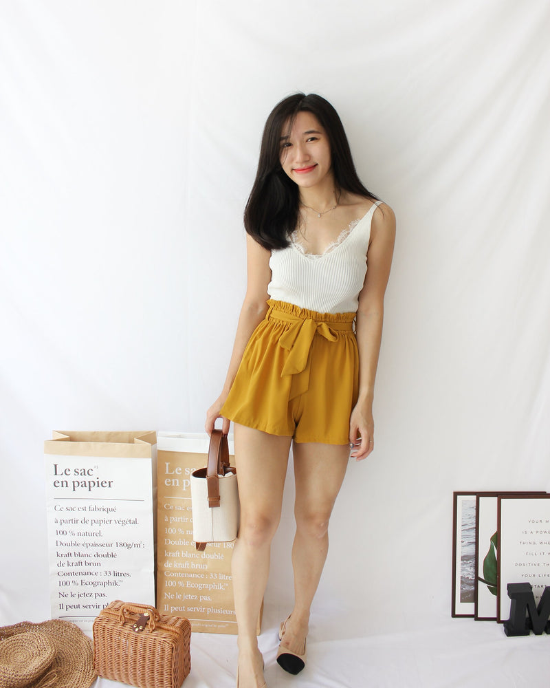 Knitted Lacey Tank - LovelyMadness Clothing Malaysia