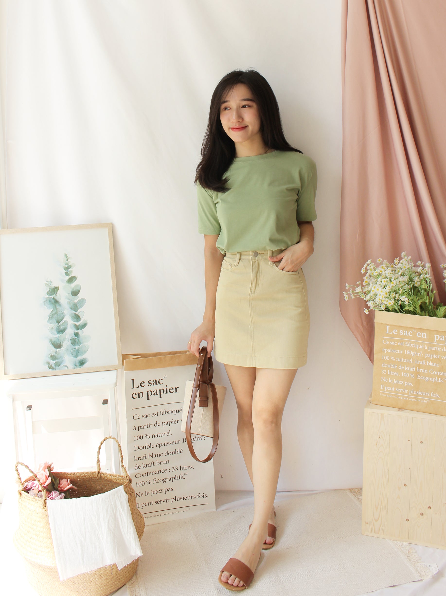 PLAIN TEE SHIRT SHORT SLEEVE LovelyMadness Clothing Malaysia