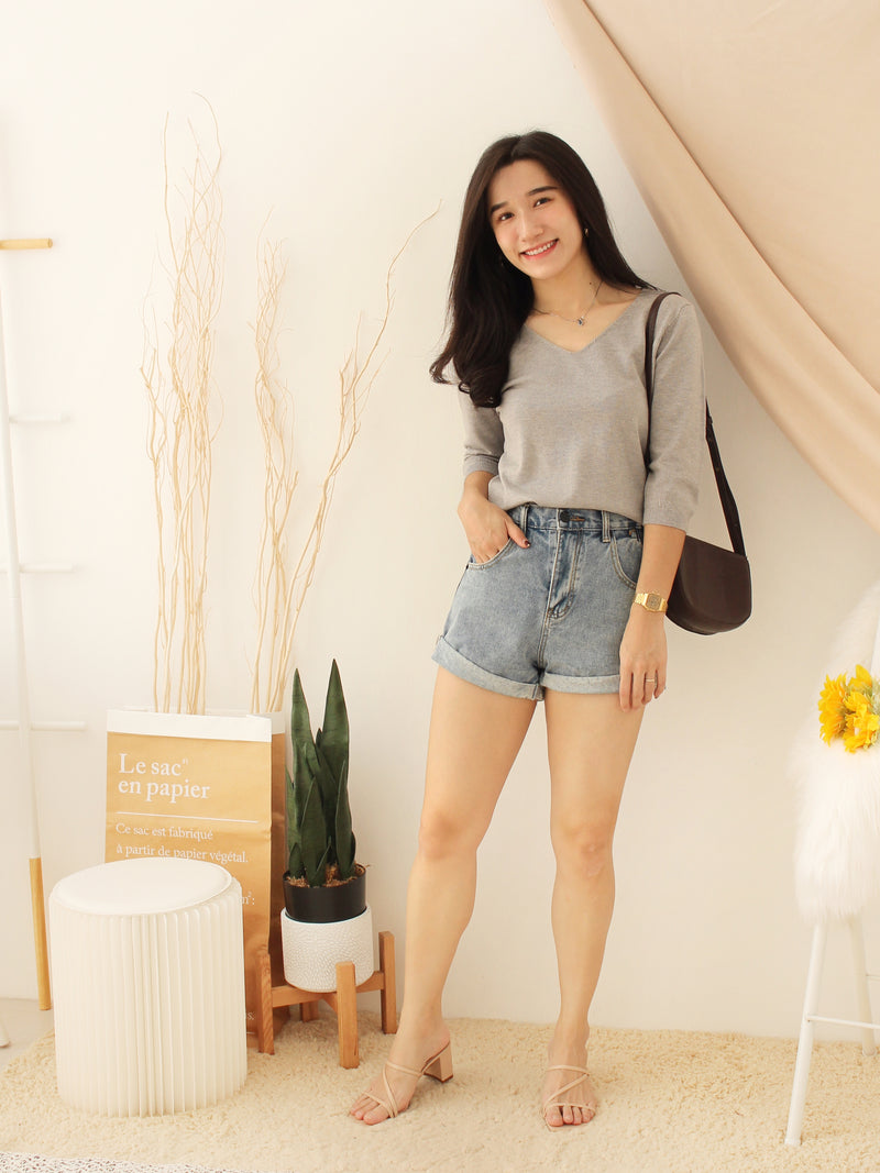 EUNICE Comfy Knit Top II - LovelyMadness Clothing Malaysia