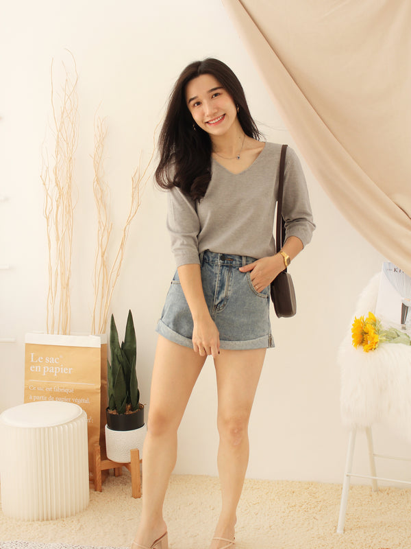 EUNICE Comfy Knit Top II - LovelyMadness Clothing Malaysia