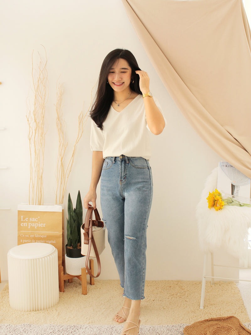 EUNICE Comfy Knit Top II - LovelyMadness Clothing Malaysia