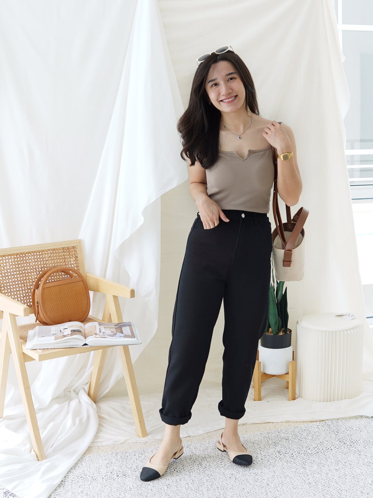 JOELLE BLACK CULOTTES