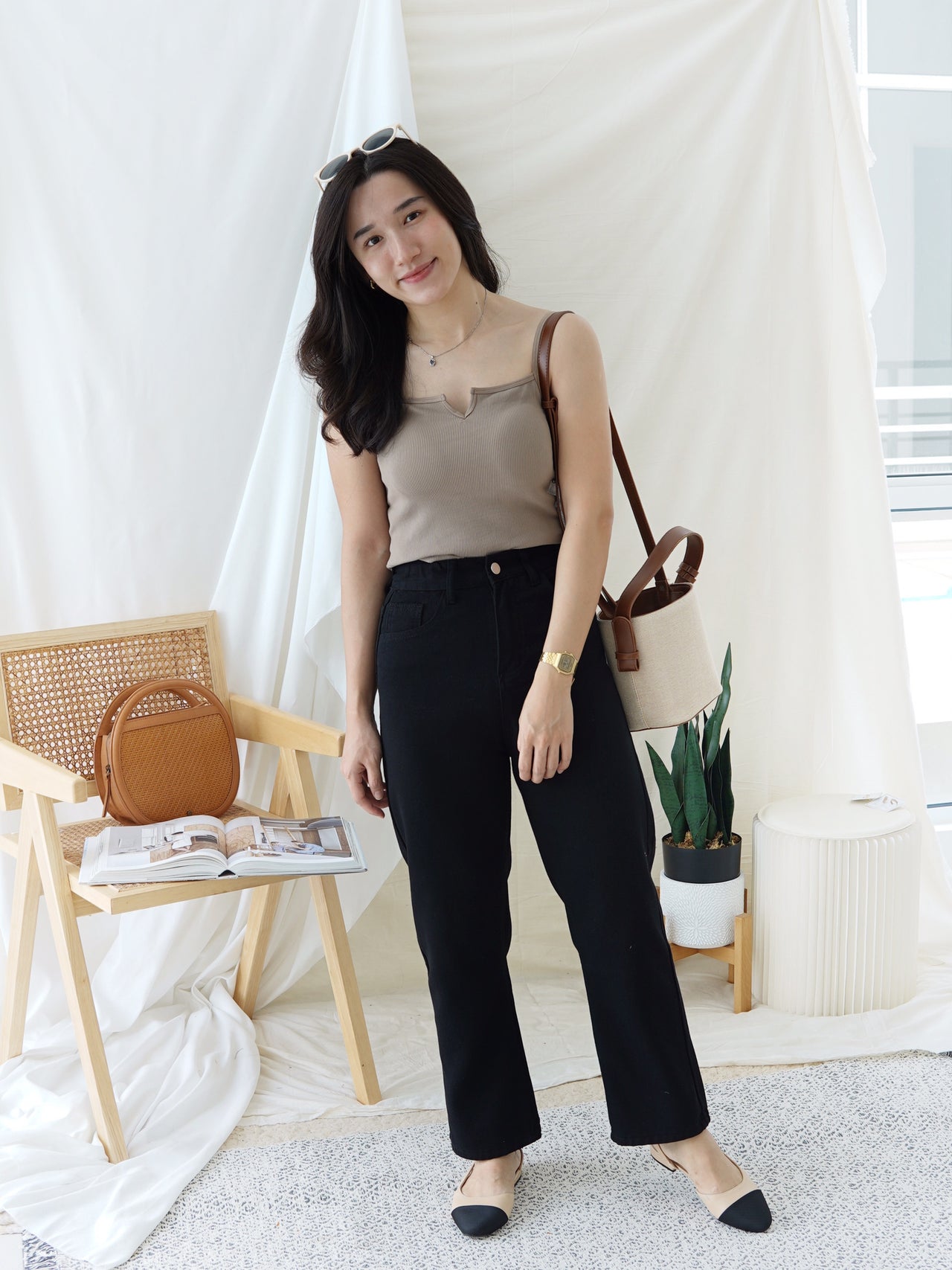 JOELLE BLACK CULOTTES