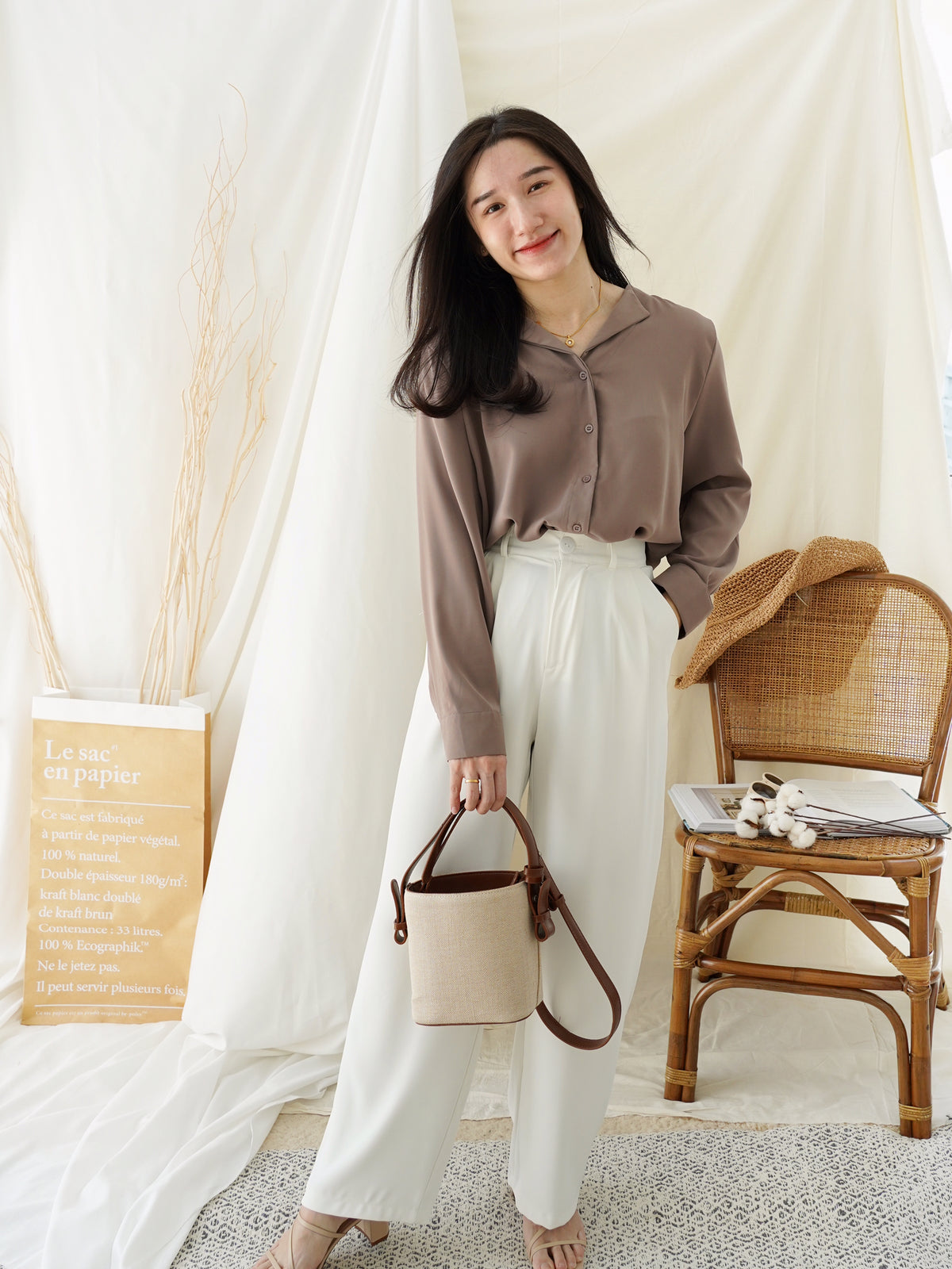 SUIT HIGH WAIST CULOTTES - LovelyMadness Clothing Malaysia