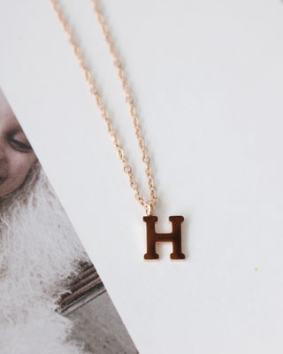 H ROSEGOLD NECKLACE