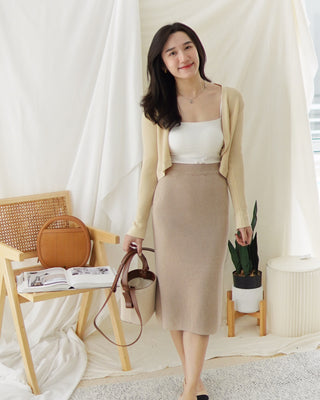 ZARIE KNIT MIDI SKIRT