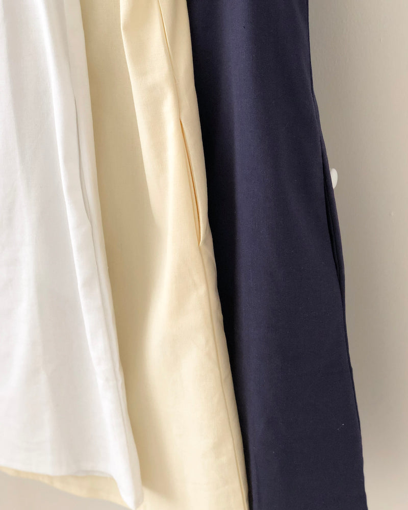 Korea Ramie Alined Dress - LovelyMadness Clothing Online Fashion Malaysia