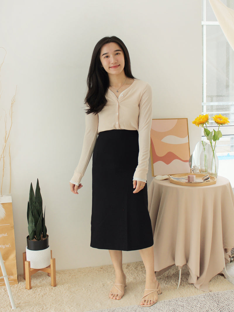 MALY MIDI SKIRT - LovelyMadness Clothing Malaysia