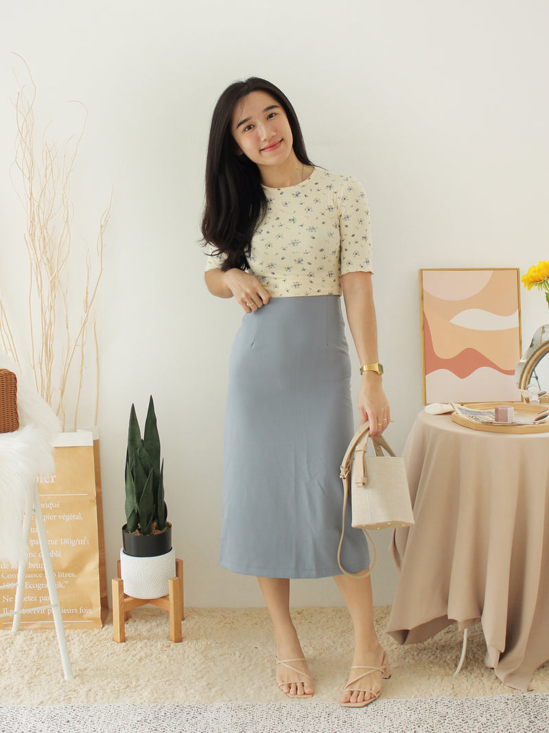 MALY MIDI SKIRT - LovelyMadness Clothing Malaysia