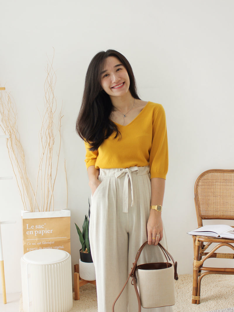 EUNICE Comfy Knit Top II - LovelyMadness Clothing Malaysia
