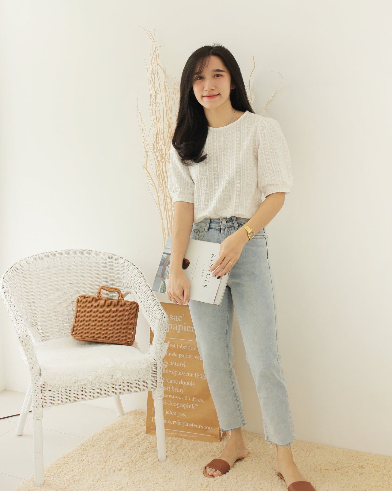 Korean Puffy Top - LovelyMadness Clothing Online Fashion Malaysia