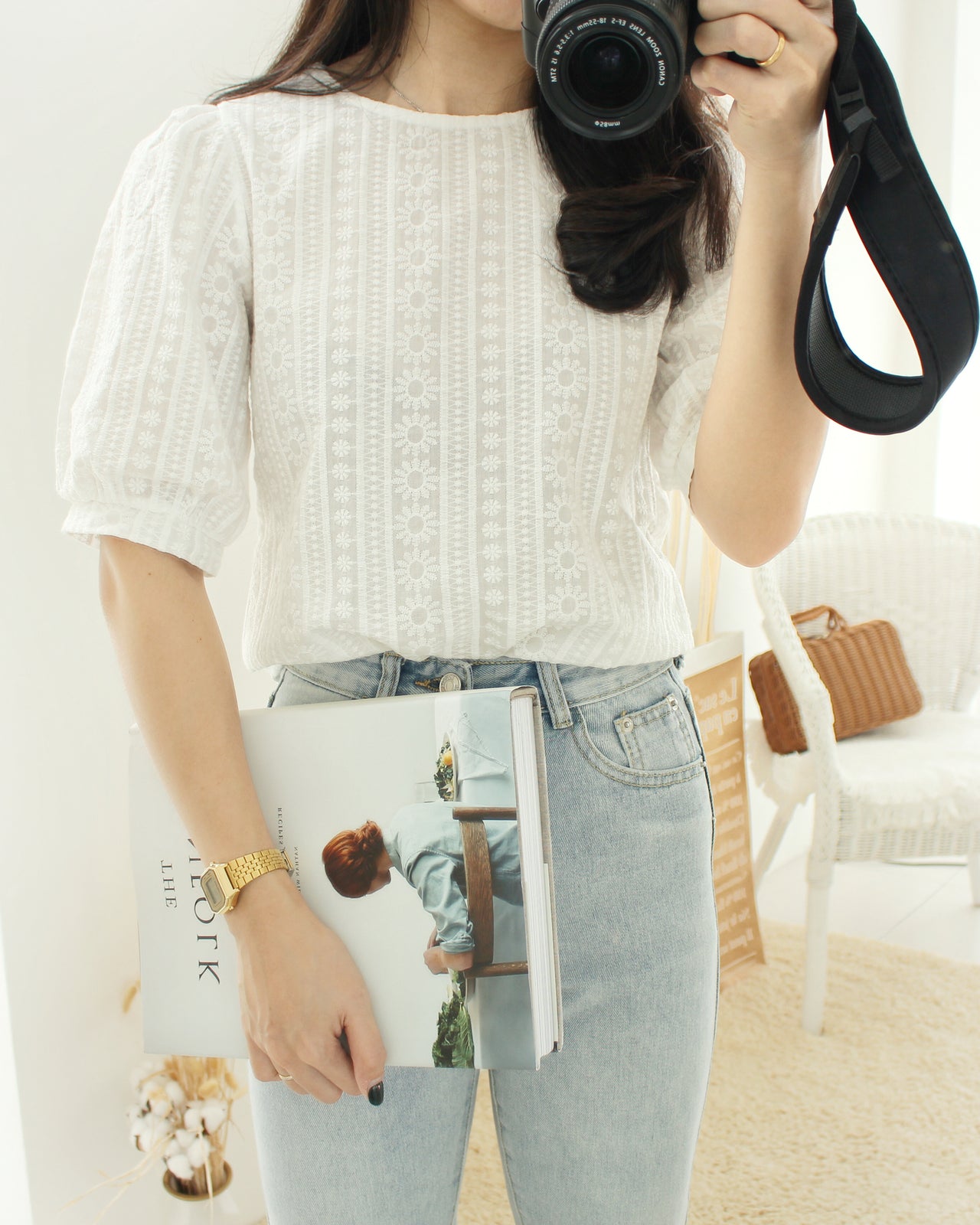 Korean Puffy Top - LovelyMadness Clothing Online Fashion Malaysia