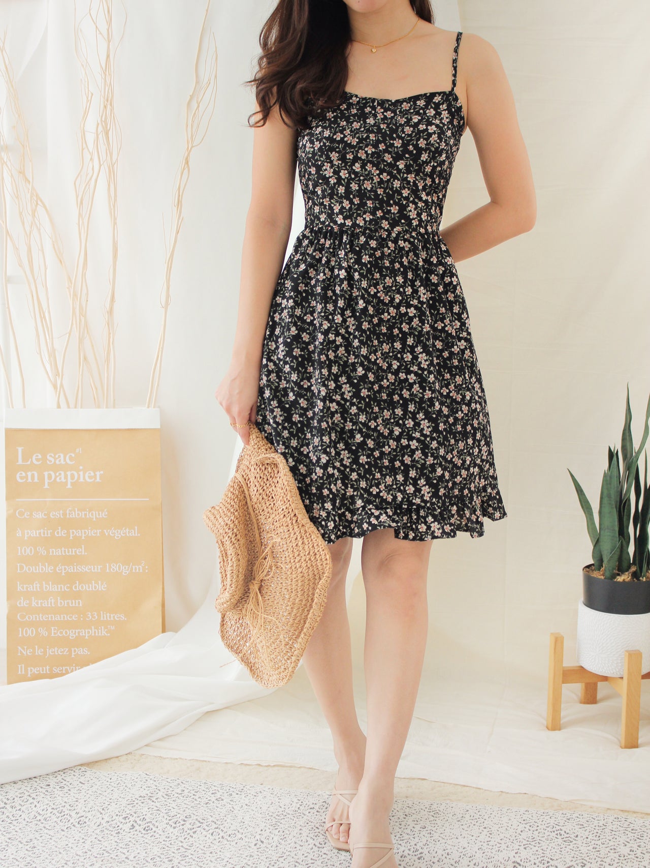 SILVIE FLORAL DAISY DRESS