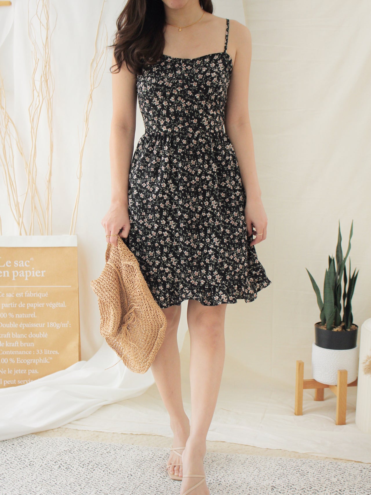 SILVIE FLORAL DAISY DRESS