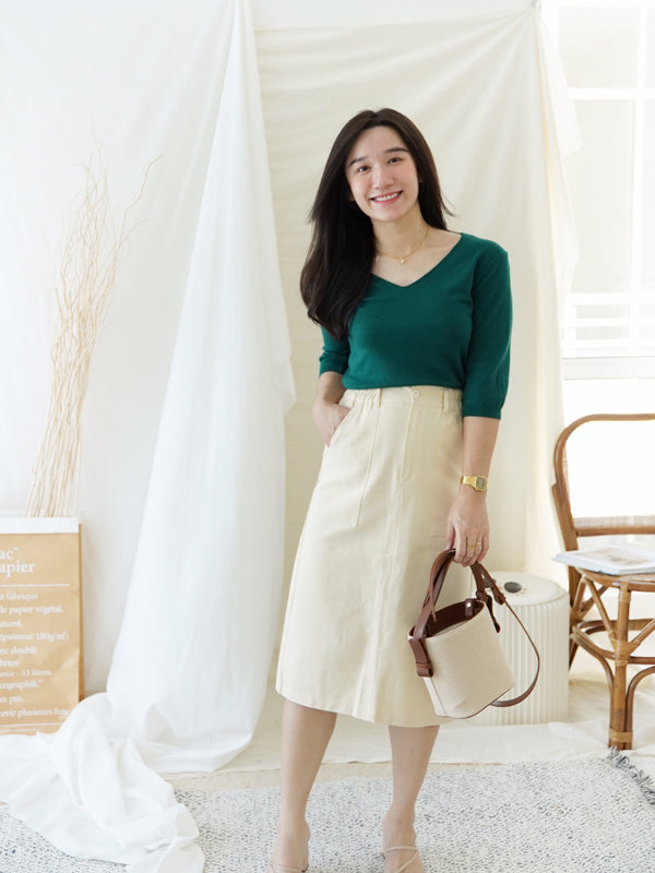 EUNICE Comfy Knit Top II - LovelyMadness Clothing Malaysia