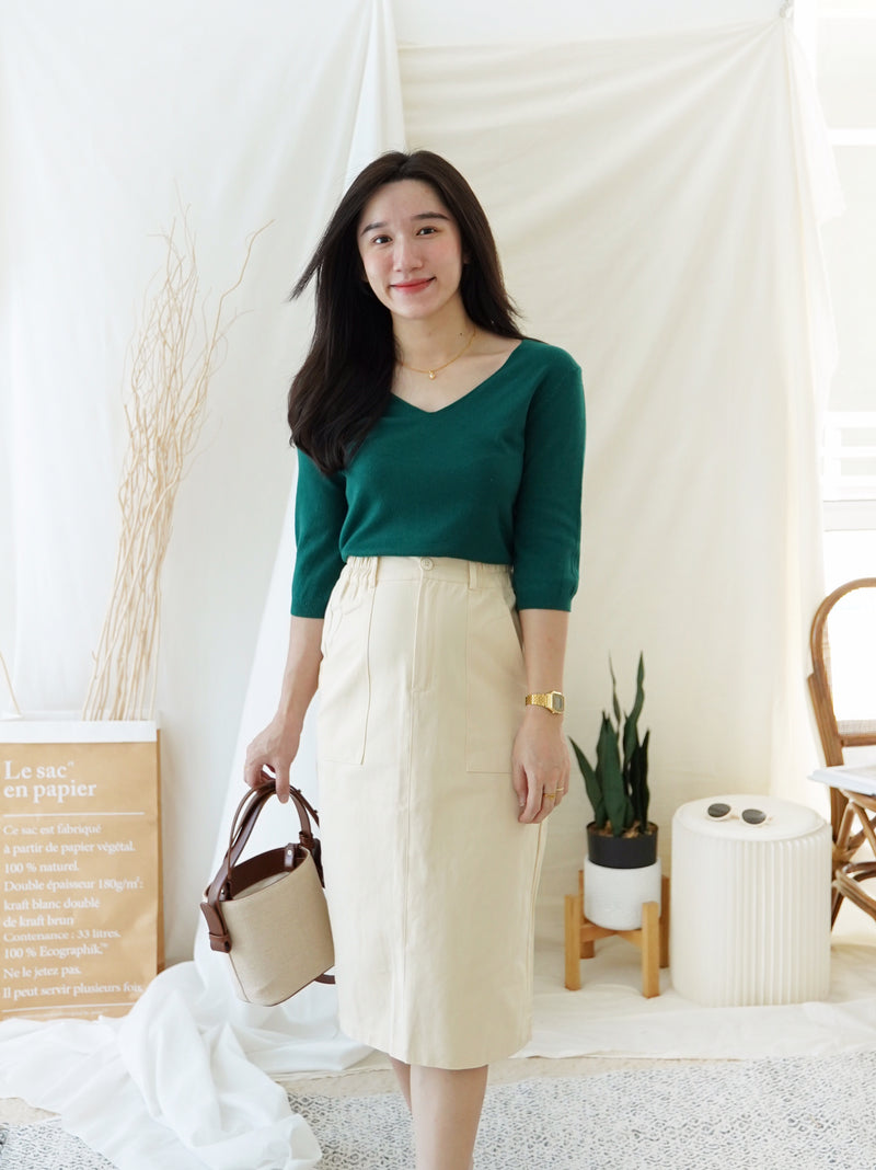 EUNICE Comfy Knit Top II - LovelyMadness Clothing Malaysia