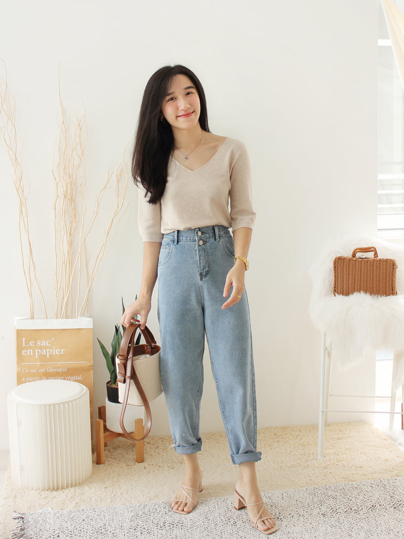EUNICE Comfy Knit Top II - LovelyMadness Clothing Malaysia
