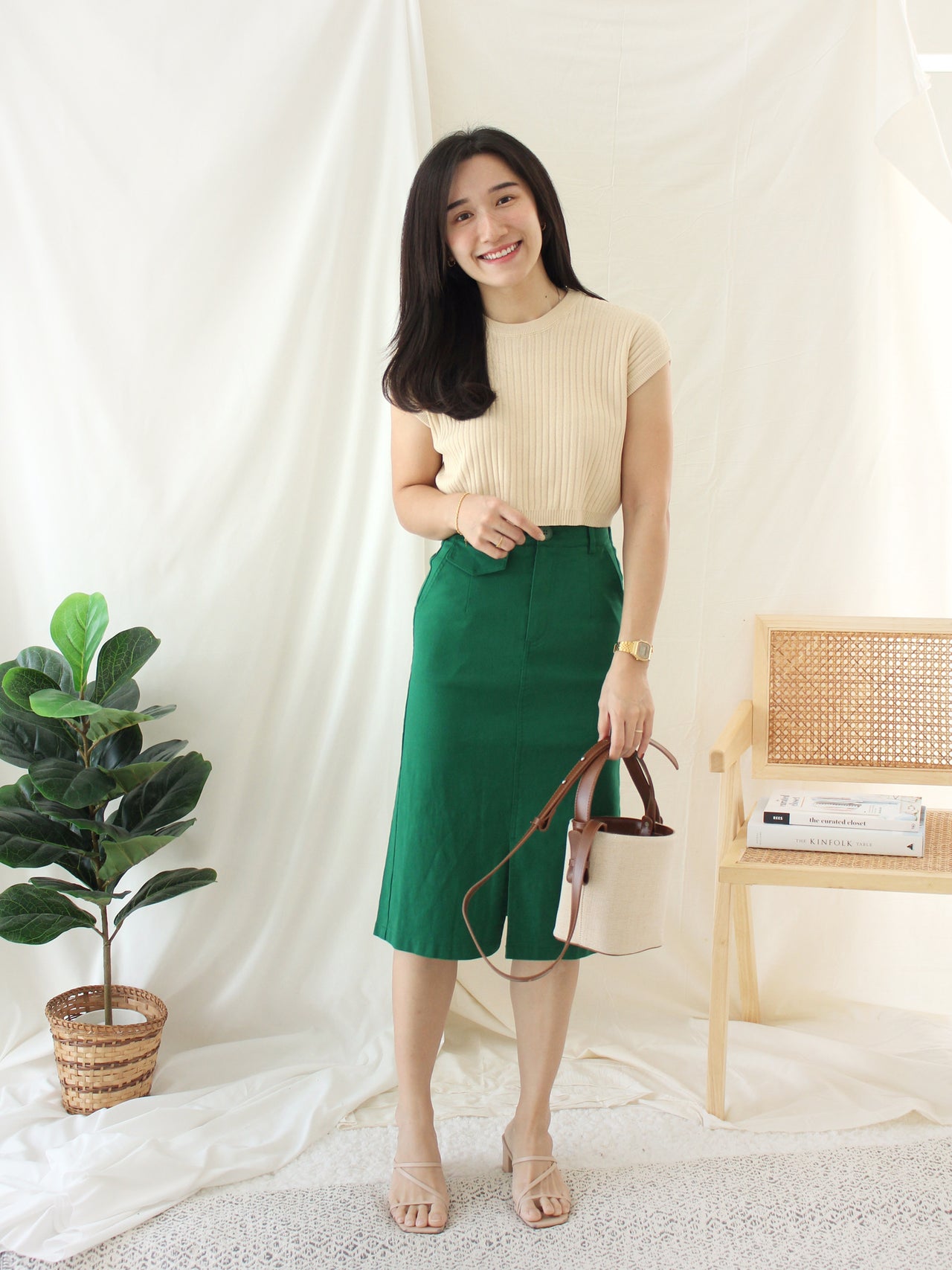 ODELE KNIT CROP TOP