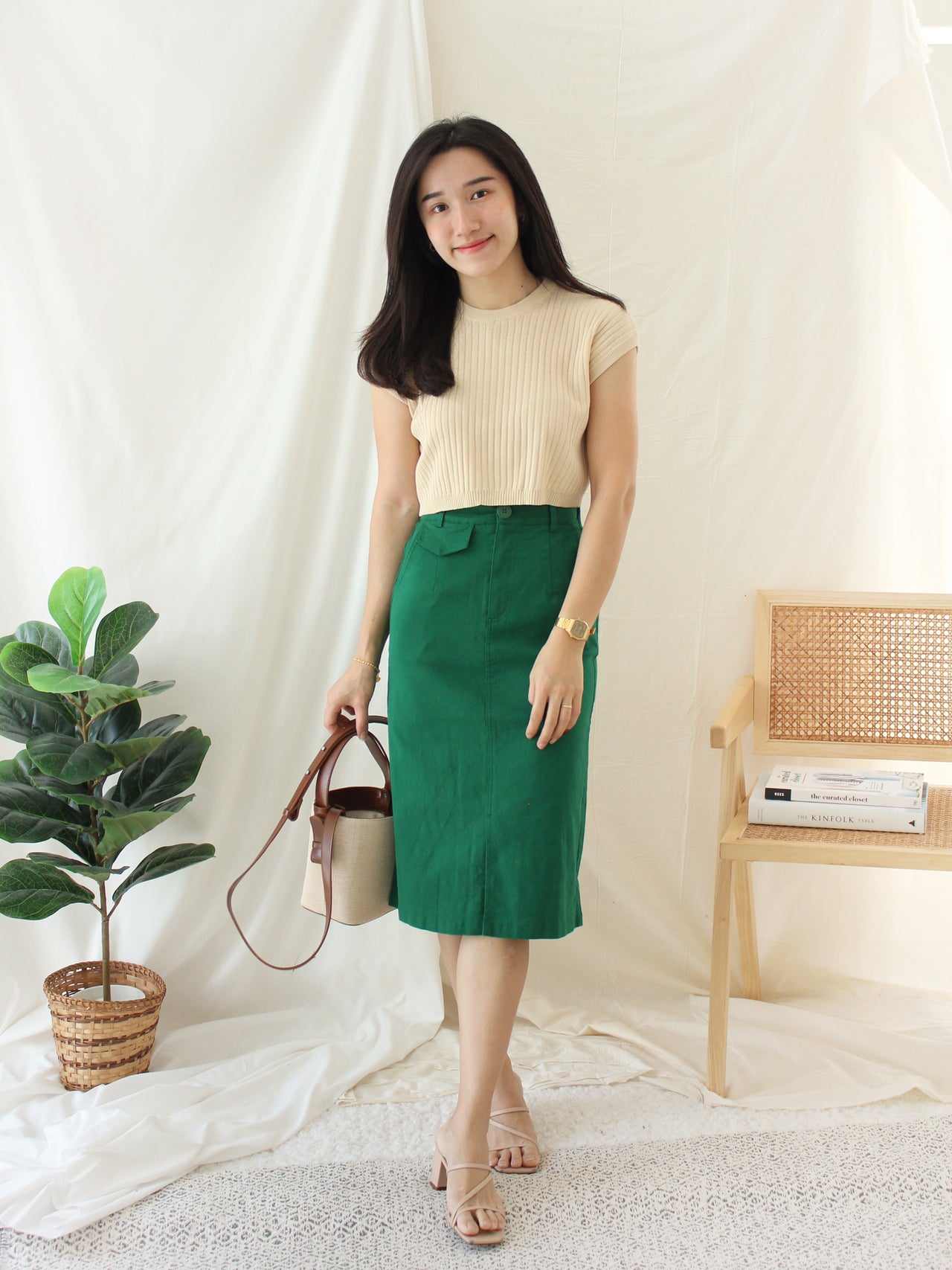 ODELE KNIT CROP TOP