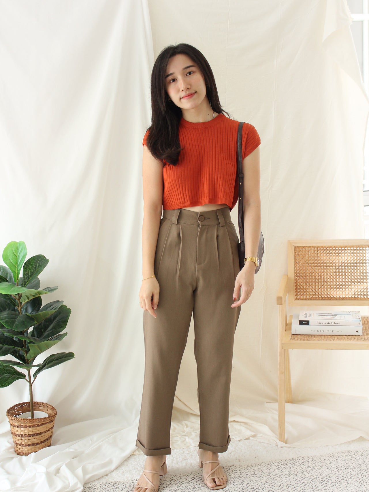 ODELE KNIT CROP TOP