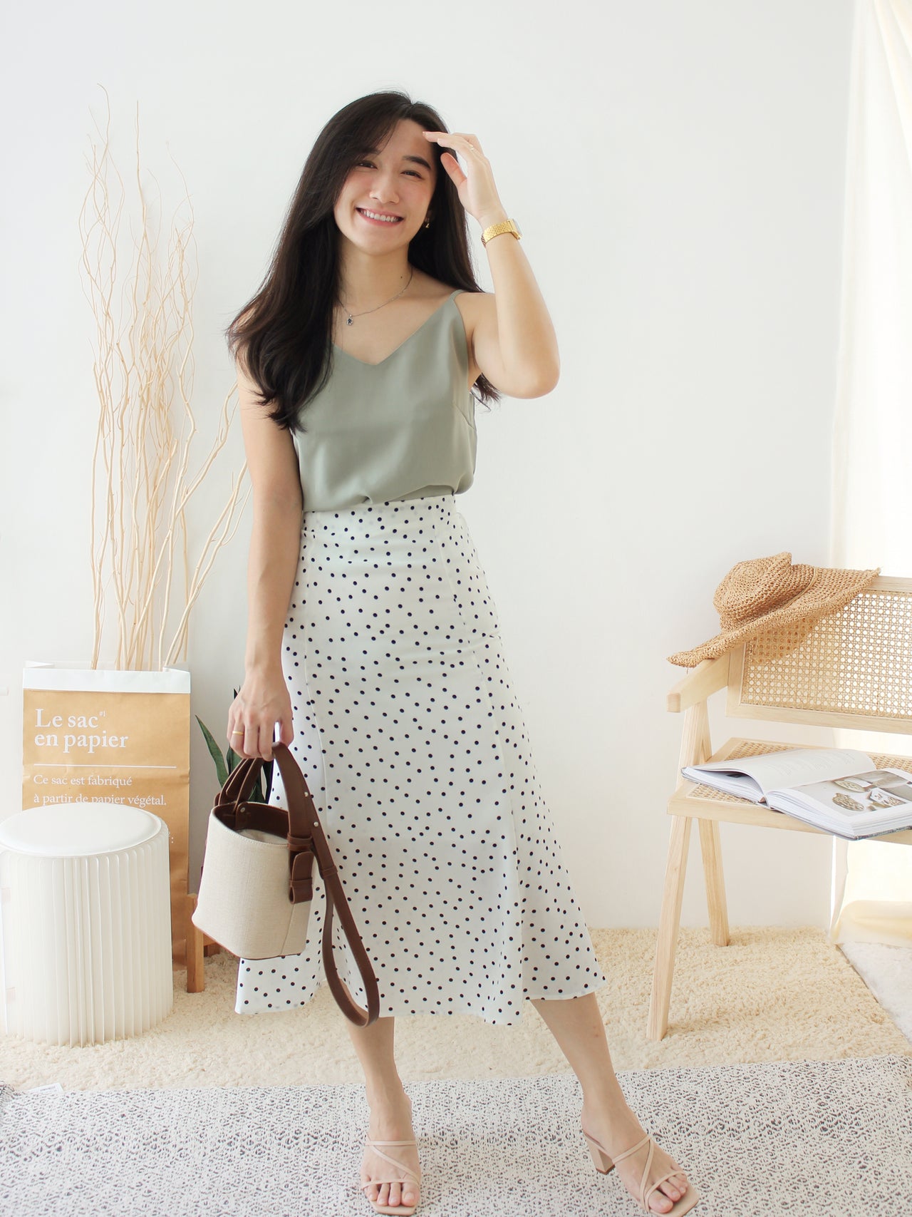 POLKADOTS Mermaid Skirt