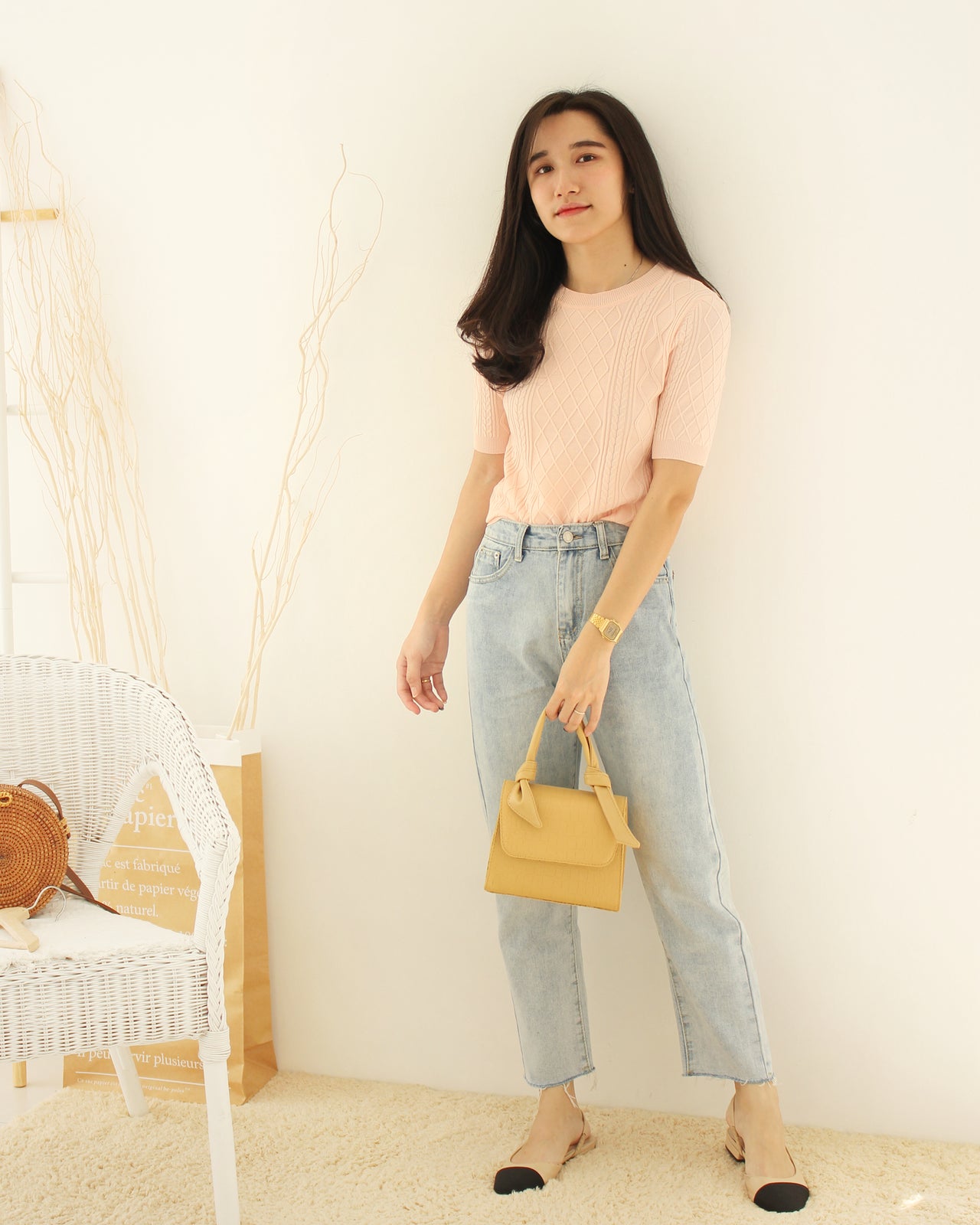Knit Twist Top - LovelyMadness Clothing Online Fashion Malaysia
