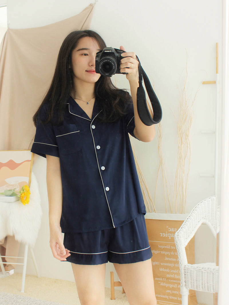 Satin Silk Pyjamas - LovelyMadness Clothing Malaysia