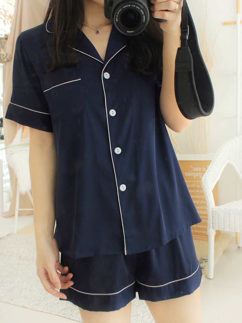 Satin Silk Pyjamas - LovelyMadness Clothing Malaysia