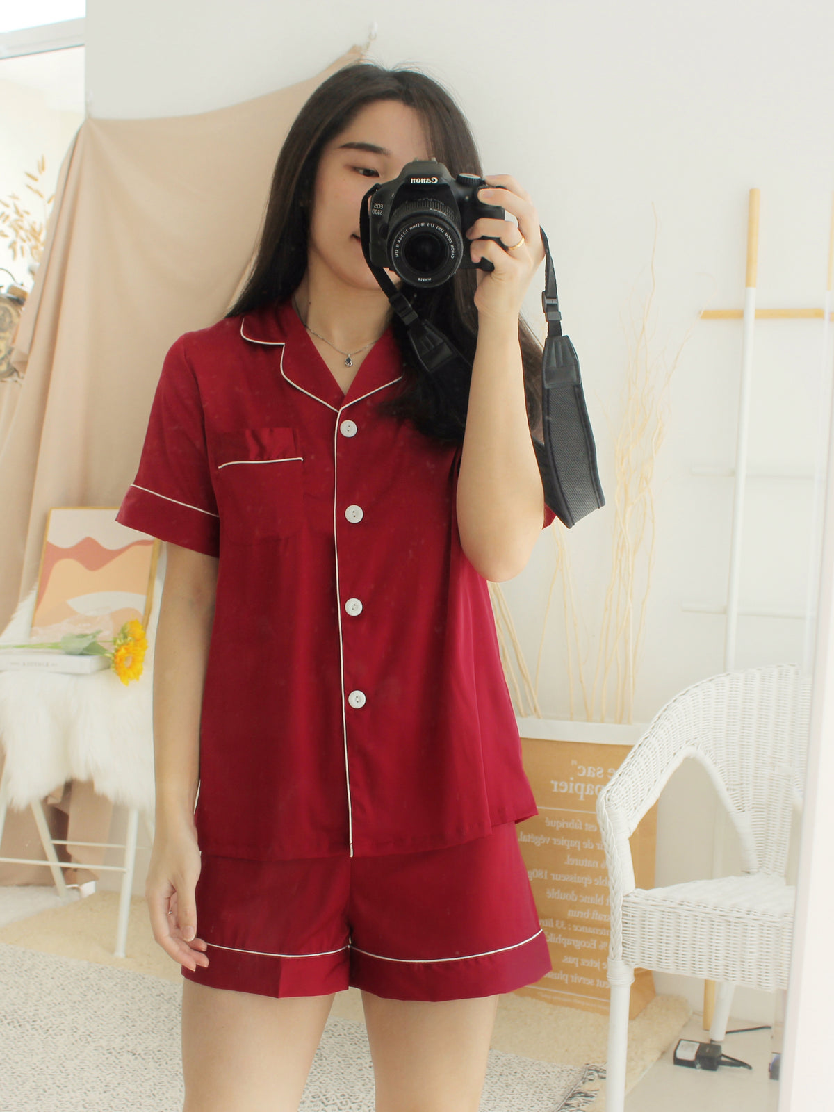 Satin Silk Pyjamas - LovelyMadness Clothing Malaysia