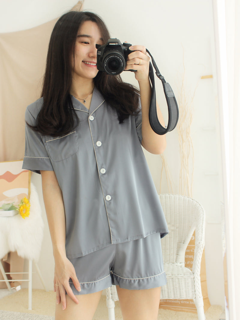 Satin Silk Pyjamas - LovelyMadness Clothing Malaysia