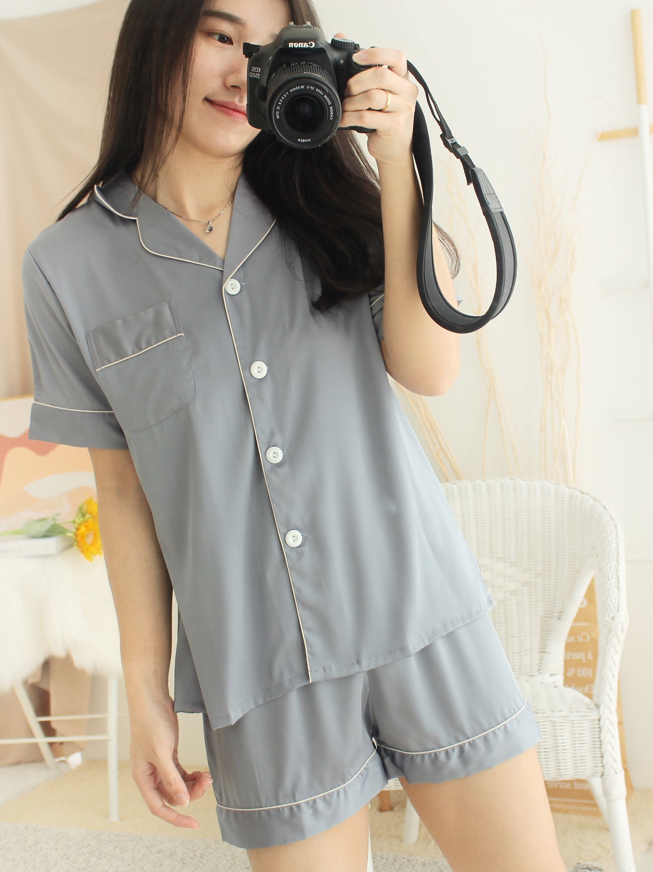 Satin Silk Pyjamas - LovelyMadness Clothing Malaysia
