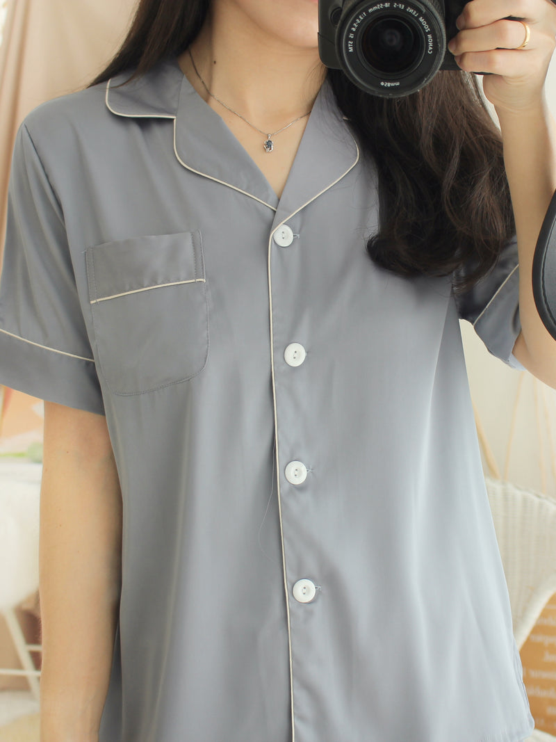 Satin Silk Pyjamas - LovelyMadness Clothing Malaysia