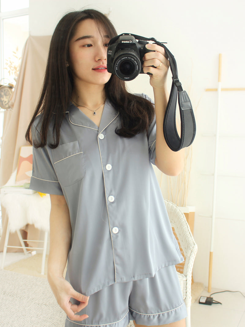 Satin Silk Pyjamas - LovelyMadness Clothing Malaysia