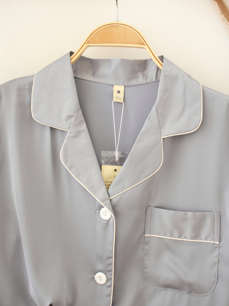 Satin Silk Pyjamas - LovelyMadness Clothing Malaysia