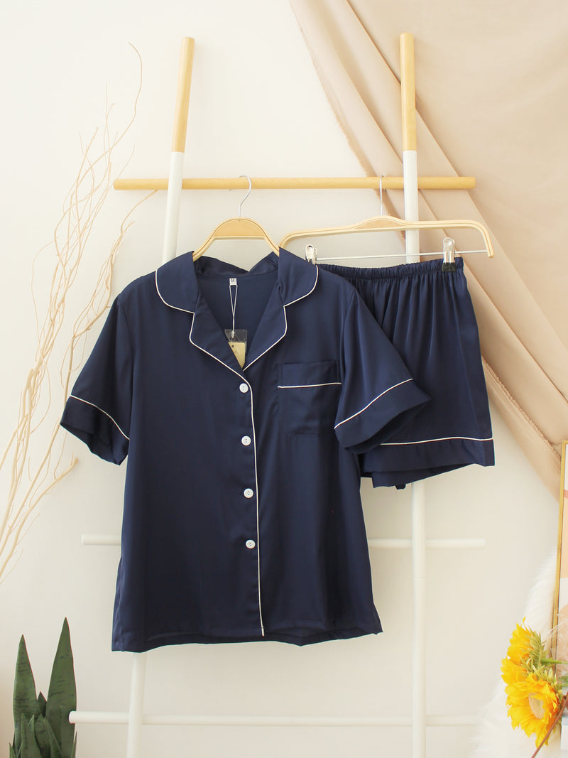 Satin Silk Pyjamas - LovelyMadness Clothing Malaysia