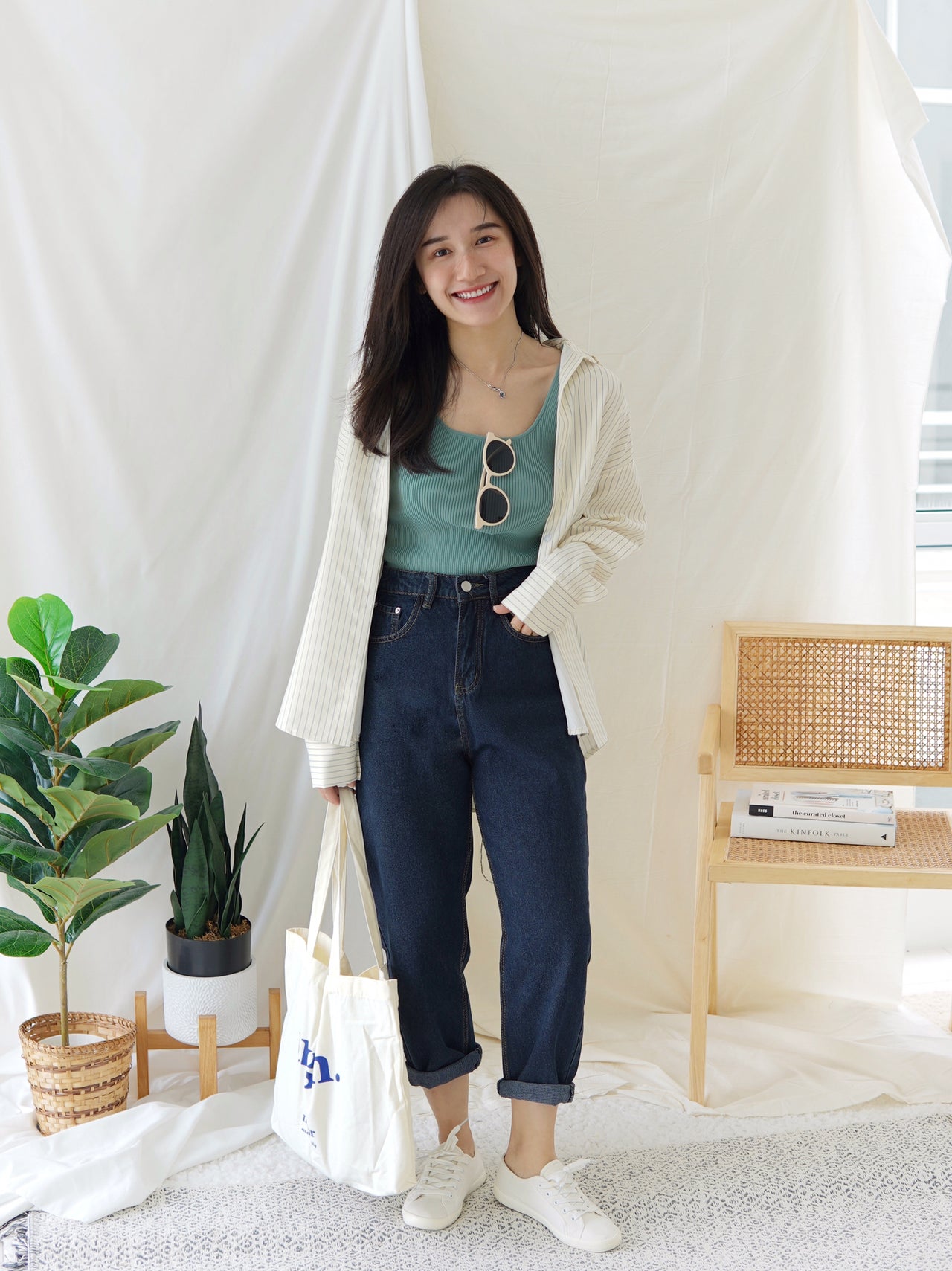 Stripe Outer / Blouse