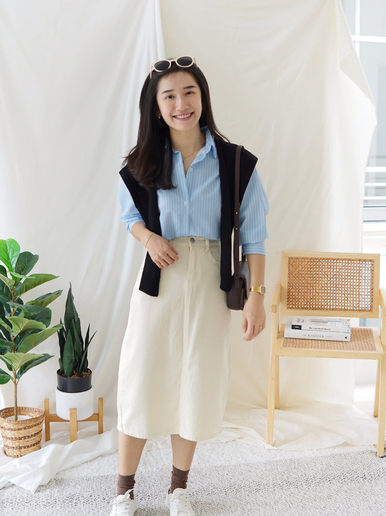 Stripe Outer / Blouse