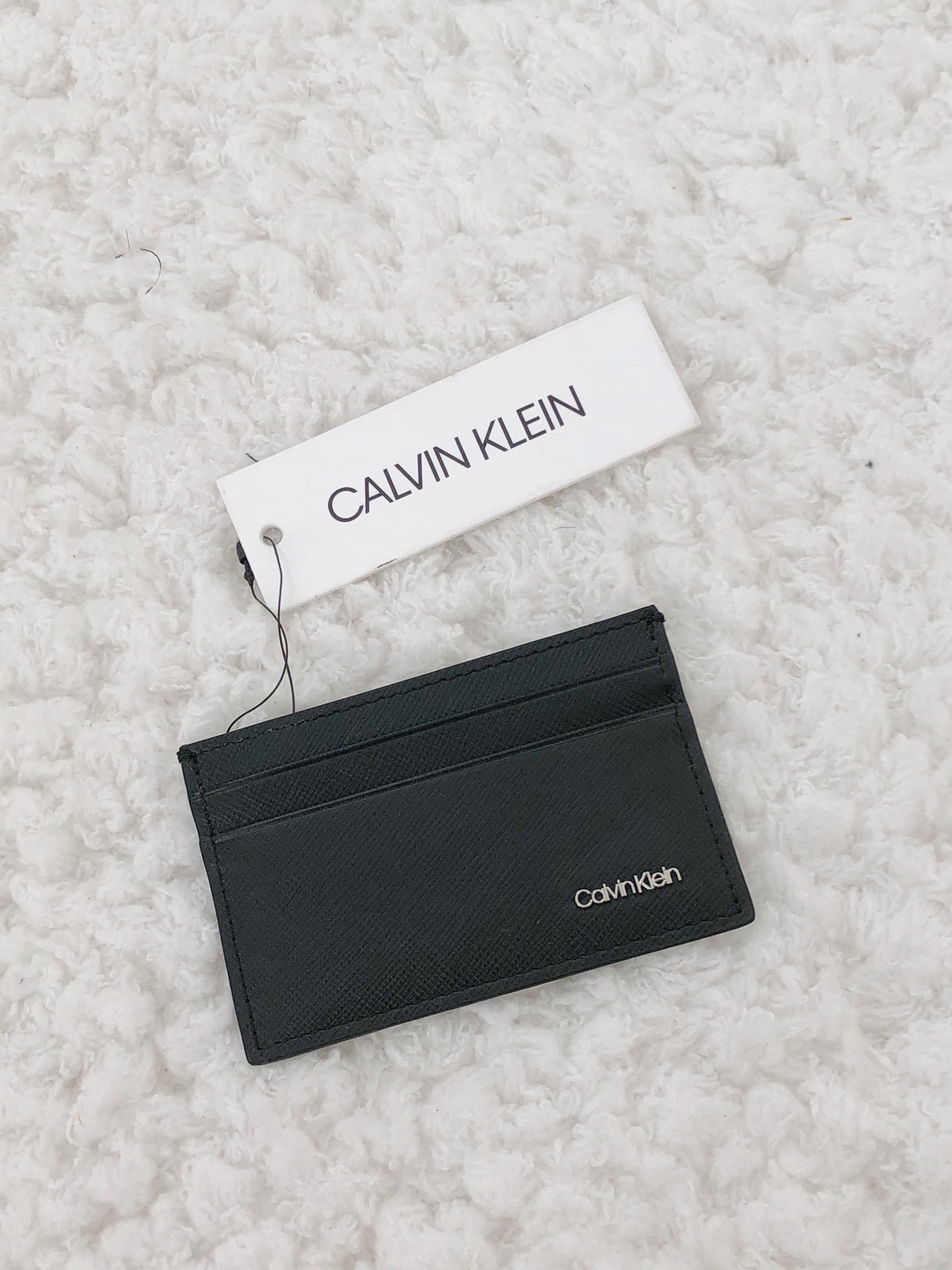 Calvin Klein Matte Saffiano Card Case - LovelyMadness Clothing Malaysia
