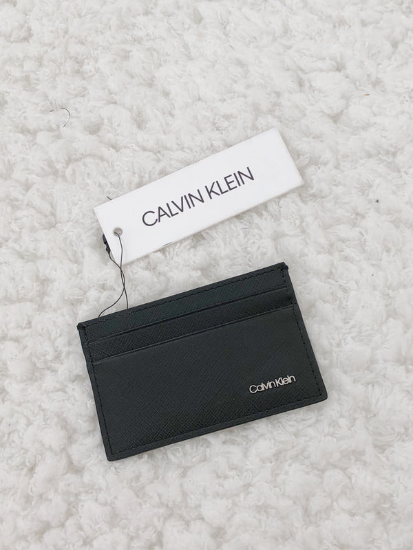 Calvin Klein Matte Saffiano Card Case - LovelyMadness Clothing Malaysia