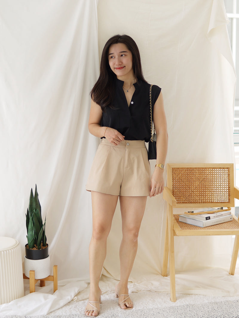 CHLOE SLEEVELESS TOP - LovelyMadness Clothing Malaysia