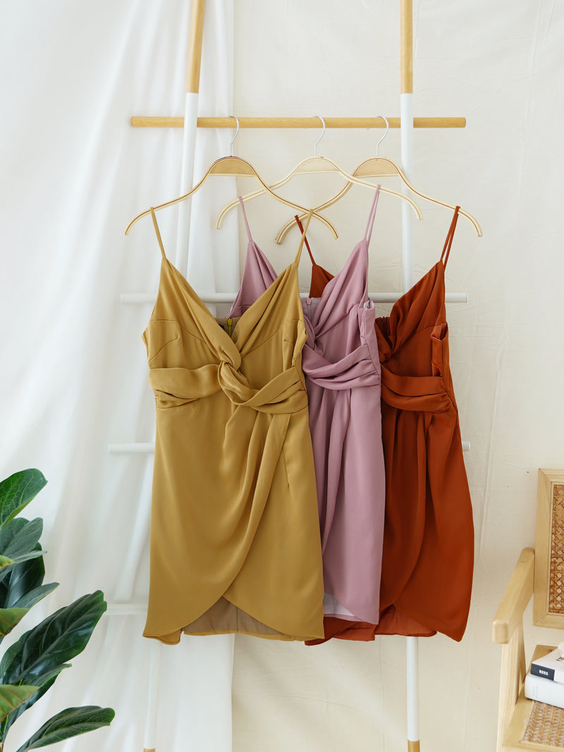 LULU Knot Dress (155cm below) - LovelyMadness Clothing Malaysia