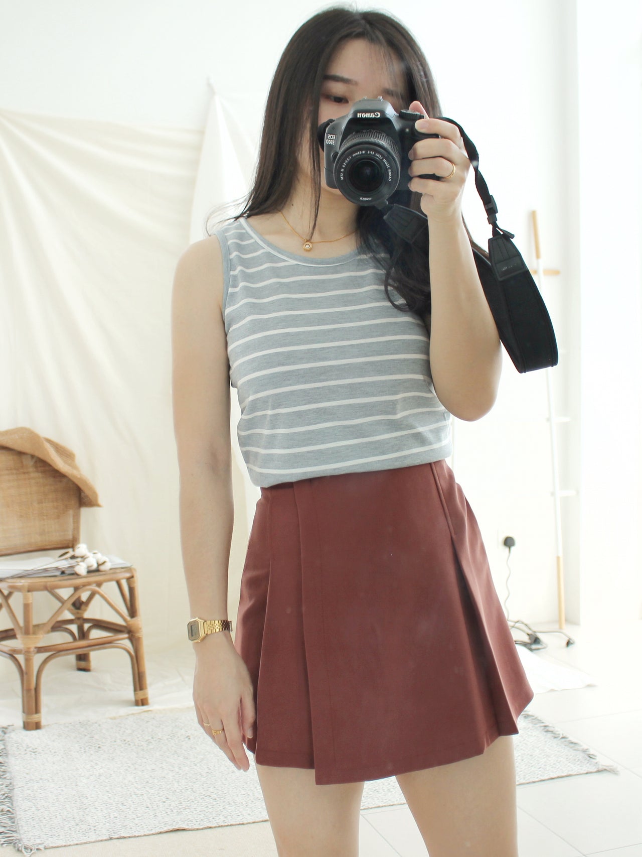 COMFY COTTON STRIPE TANK