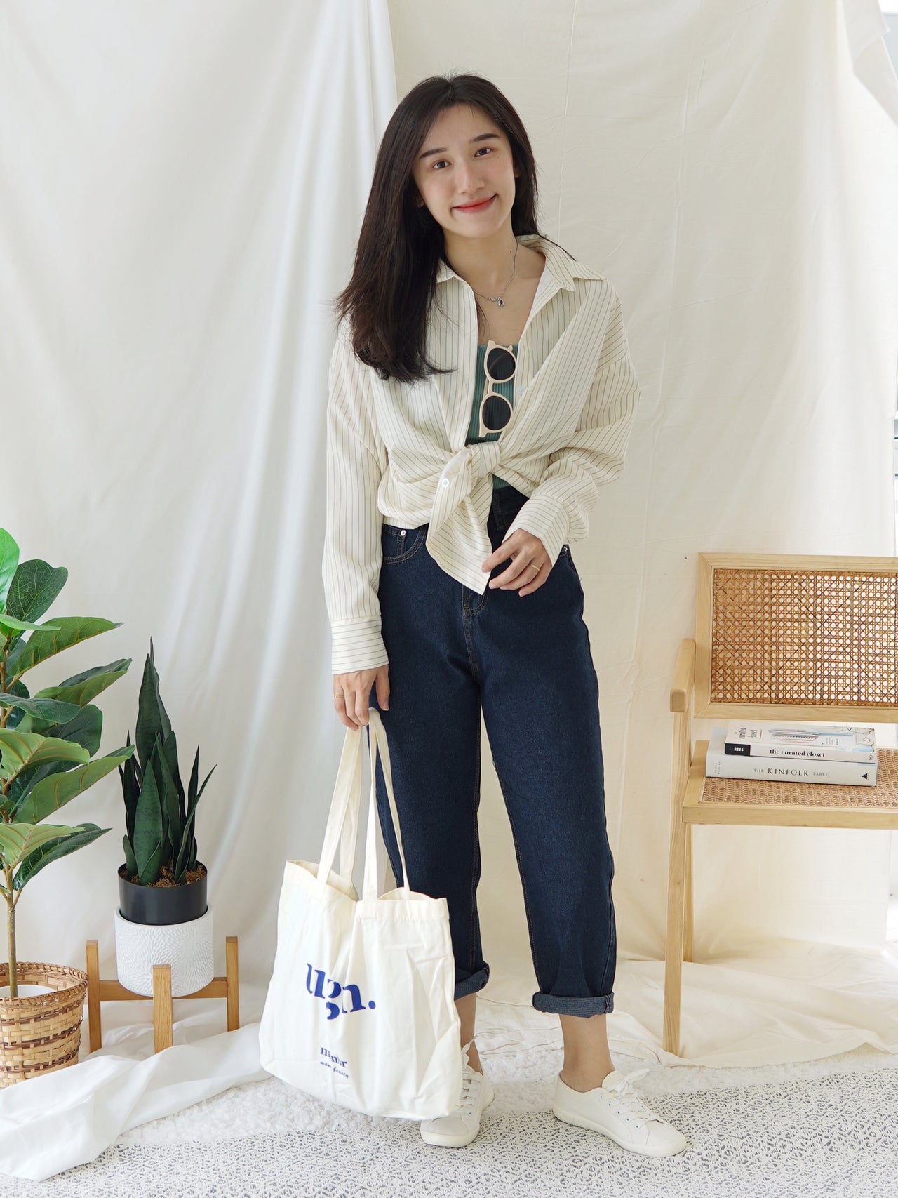 Stripe Outer / Blouse