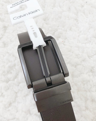 CALVIN KLEIN BLACK/ BROWN REVERSIBLE BELT