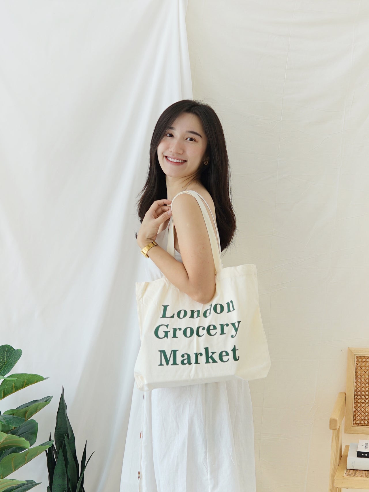 LONDON GROCERY MARKET TOTE