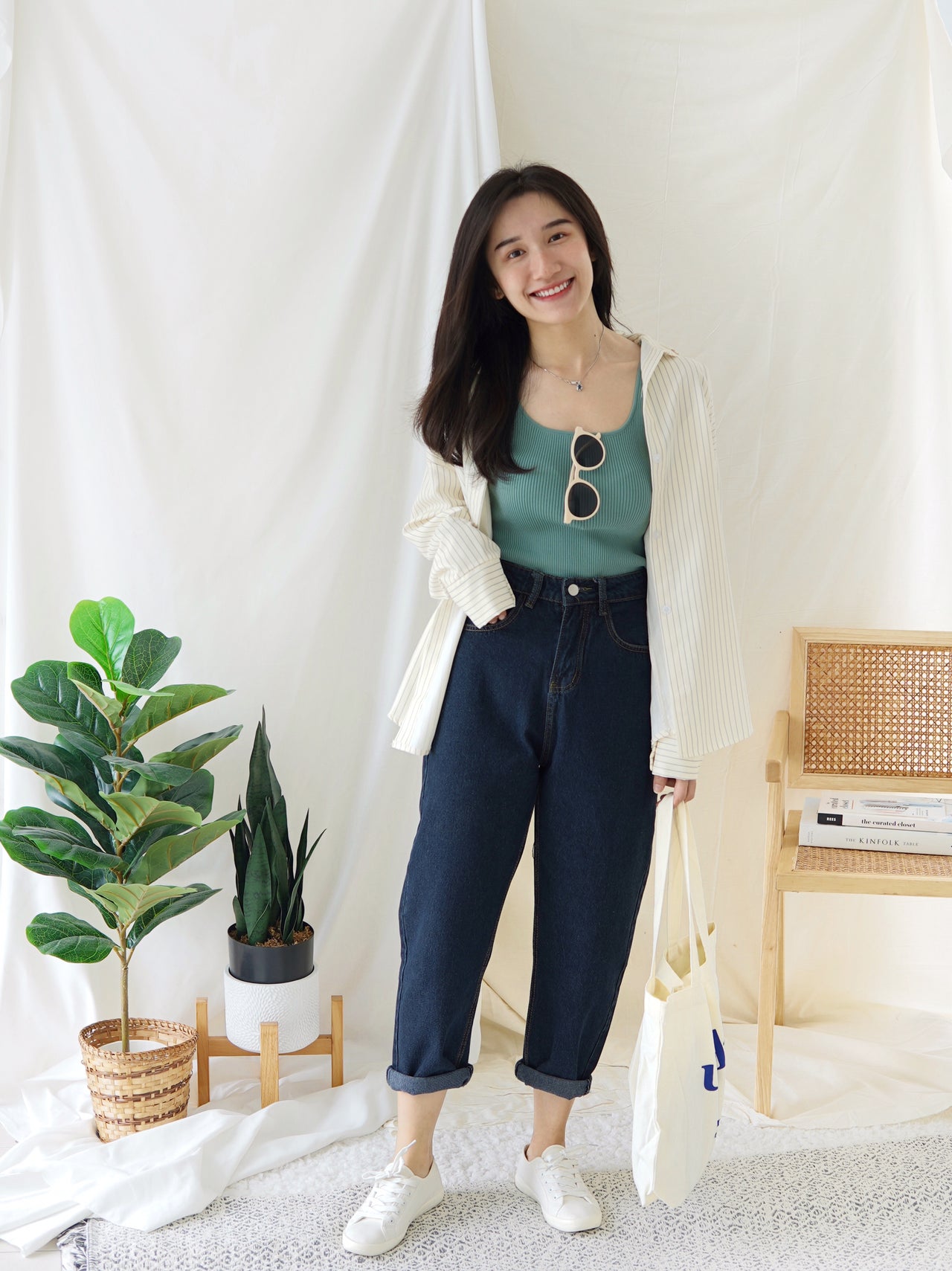 Stripe Outer / Blouse