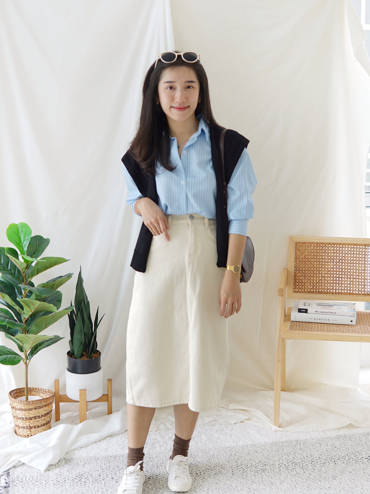 Stripe Outer / Blouse