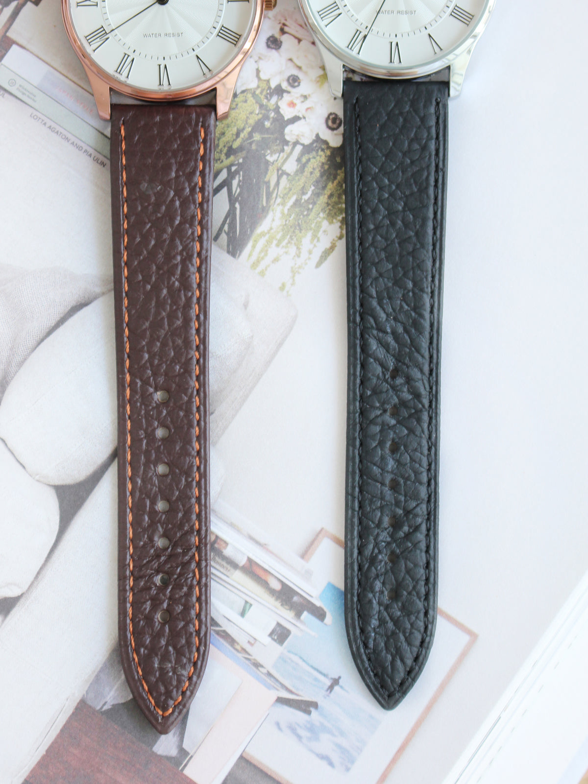 RAXTE LEATHER ROUND WATCH - LovelyMadness Clothing Malaysia