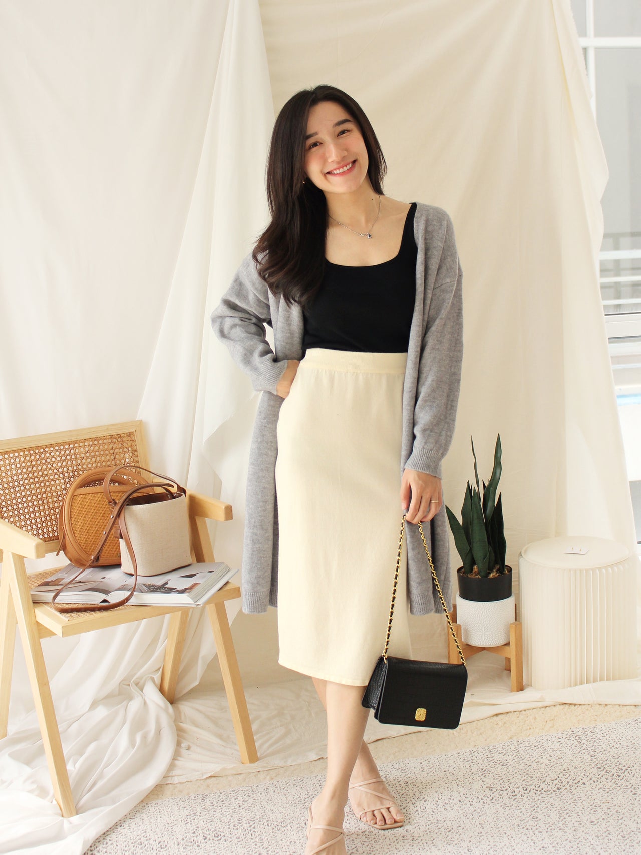 Juvenna Long Knit Cardigan